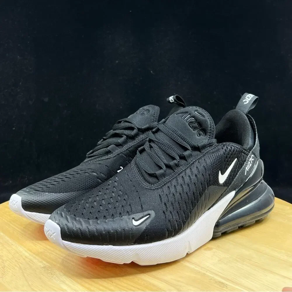 Nike Air Max 270 Black/White-Anthracite 943345 001 Size 6y/ Womens 7.5
